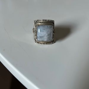 Moonstone Sterling Silver Ring - Size 7